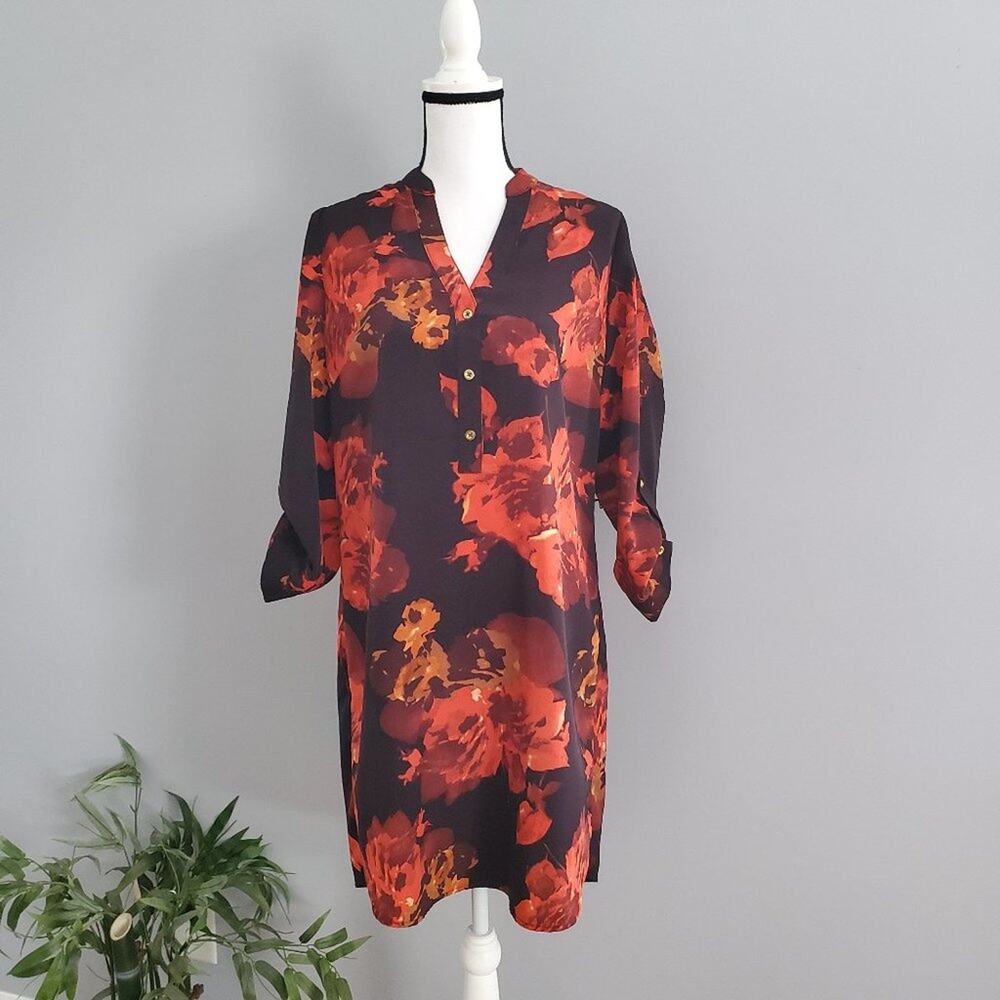 The Limited Factory Floral Sheath Dress Size M